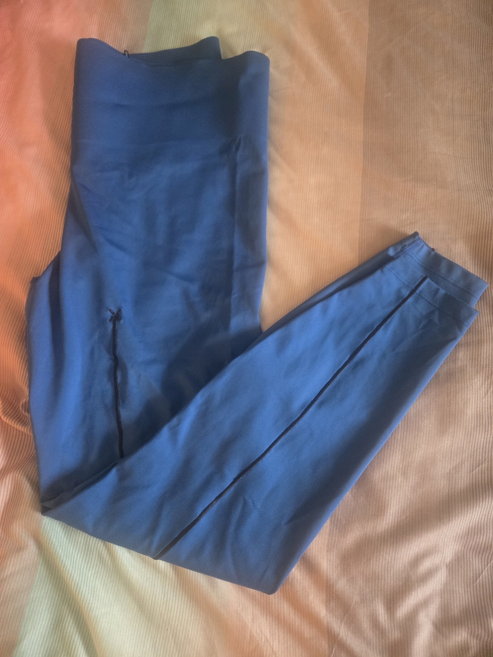 Savage X Fenty Women's Blue High-Waist Active Leggings - Picture 3 of 5